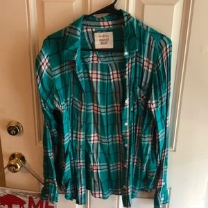Flannel button up long sleeve